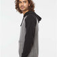 Independent Trading Co. PRM33SBP Unisex Special Blend Raglan Hooded Sweatshirt - Side view