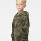 Independent Trading Co. SS4001Y Youth Midweight Hooded Sweatshirt - Side view