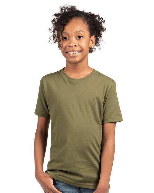 Next Level 3310 Youth Cotton Tee - Front view