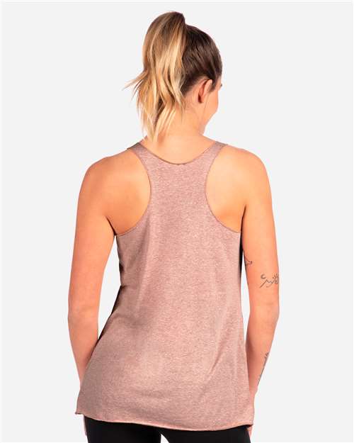 Next Level 6733 Women?s Triblend Racerback Tank - Back view