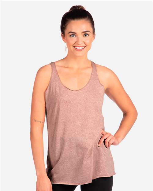 Next Level 6733 Women?s Triblend Racerback Tank - Front view