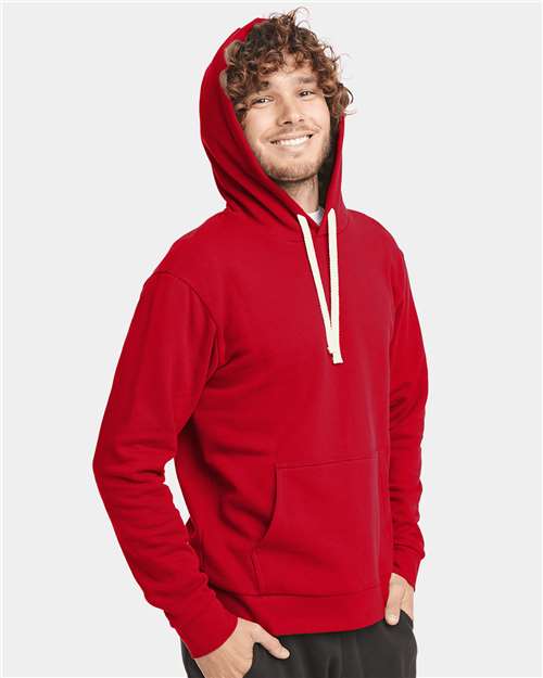 Next Level 9303 Unisex Santa Barbara Hoodie Sweatshirt - Side view