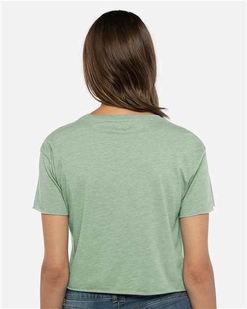 Next Level 5080 Women's Festival Crop Top - Back view