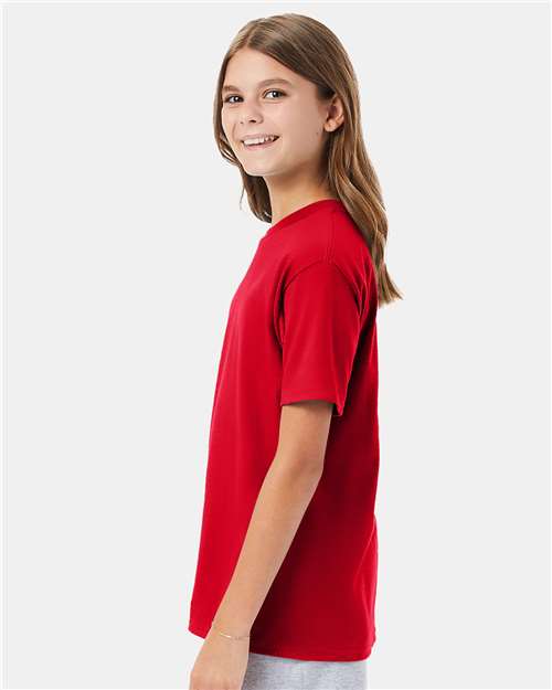 Hanes 498Y Youth Perfect-T T-Shirt - Side view