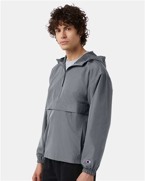 Champion CO200 Unisex Packable Anorak Jacket - Side view