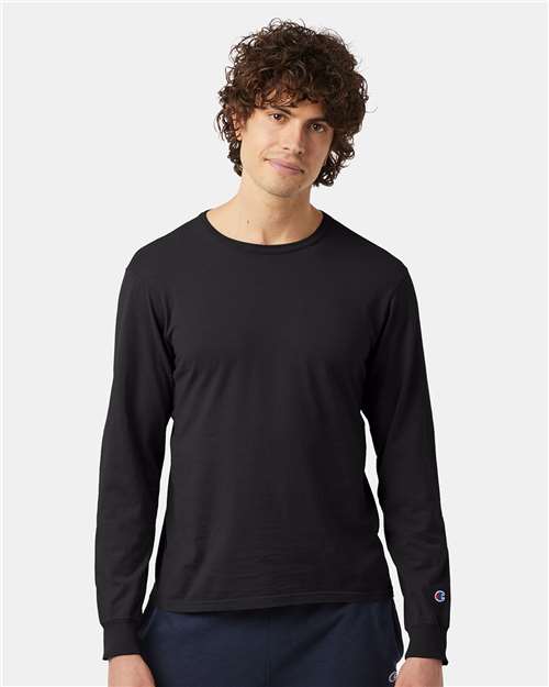 Champion CD200 Unisex Garment-Dyed Long Sleeve T-Shirt