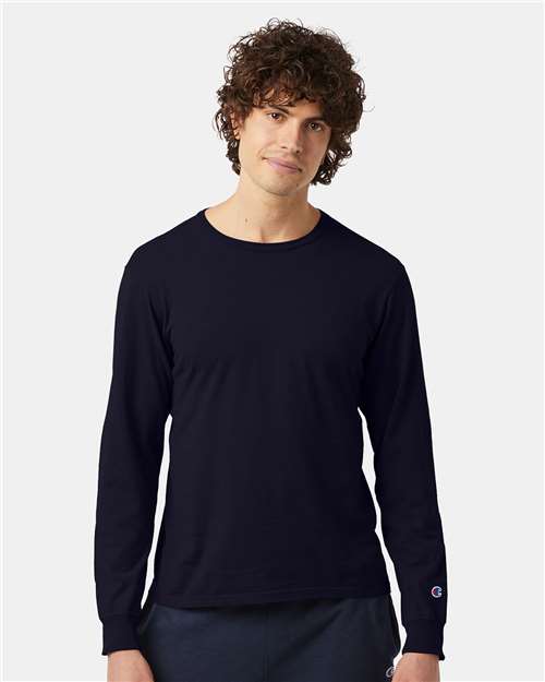Champion CD200 Unisex Garment-Dyed Long Sleeve T-Shirt
