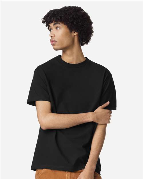 American Apparel 1301 Unisex Heavyweight Cotton Tee - Front view