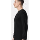 American Apparel 1304 Unisex Heavyweight Cotton Long Sleeve Tee - Side view