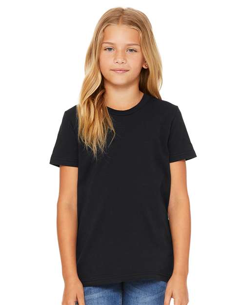 BELLA  CANVAS 3001Y Youth Jersey Tee - Front view