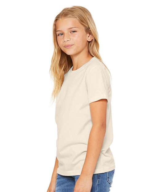 BELLA  CANVAS 3001Y Youth Jersey Tee - Side view