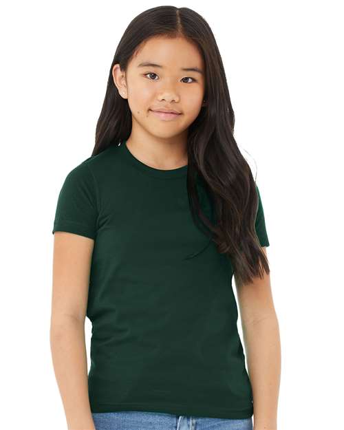 BELLA  CANVAS 3001Y Youth Jersey Tee - Front view