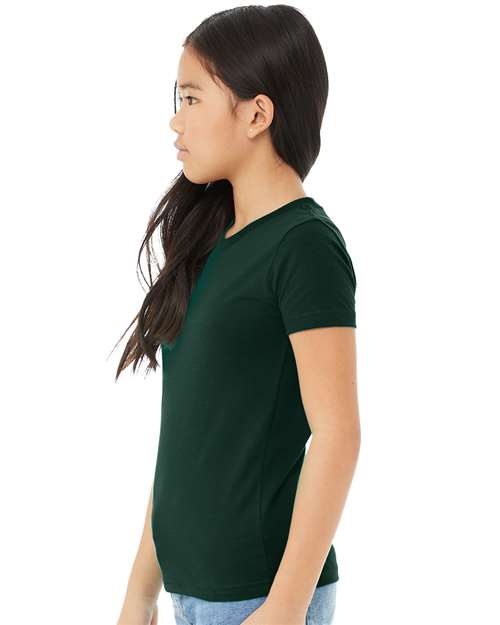 BELLA  CANVAS 3001Y Youth Jersey Tee - Side view