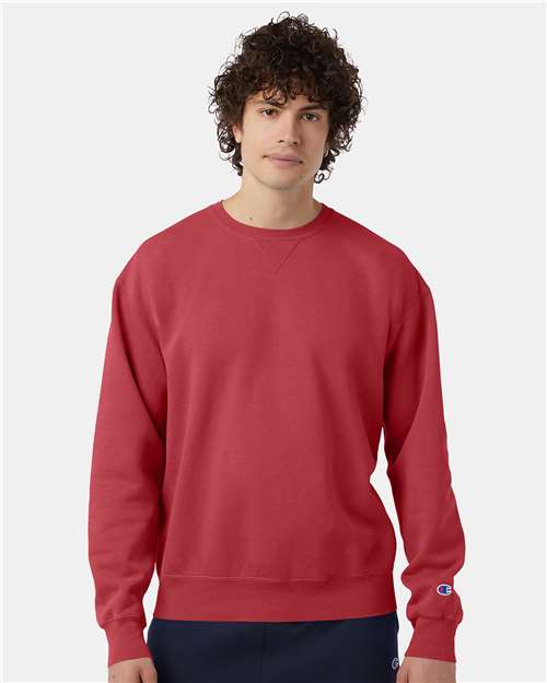 Champion CD400 Unisex Garment-Dyed Crewneck Sweatshirt