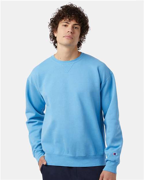 Champion CD400 Unisex Garment-Dyed Crewneck Sweatshirt