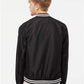 Independent Trading Co. EXP52BMR Unisex Lightweight Bomber Jacket - Back view
