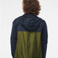 Independent Trading Co. EXP54LWZ Men's Lightweight Windbreaker Full-Zip Jacket - Back view