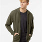 Independent Trading Co. SS4500Z Unisex Midweight Full-Zip Hooded Sweatshirt - Front view