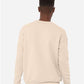 BELLA  CANVAS 3945 Unisex Sponge Fleece Drop Shoulder Crewneck Sweatshirt - Back view