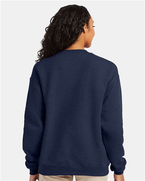 Hanes P160 Unisex EcoSmart? Crewneck Sweatshirt - Back view
