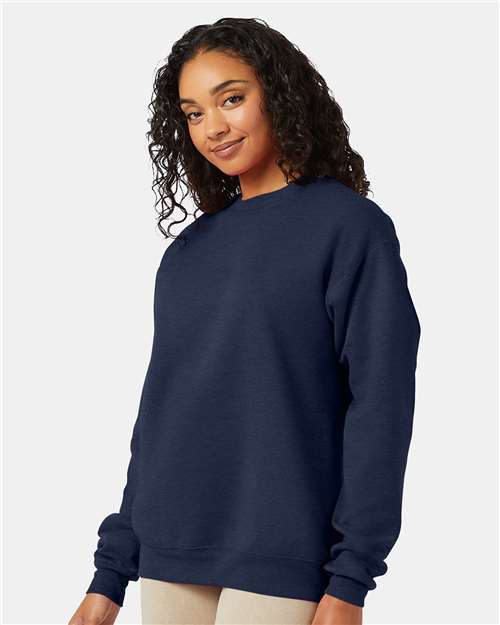 Hanes P160 Unisex EcoSmart? Crewneck Sweatshirt - Side view