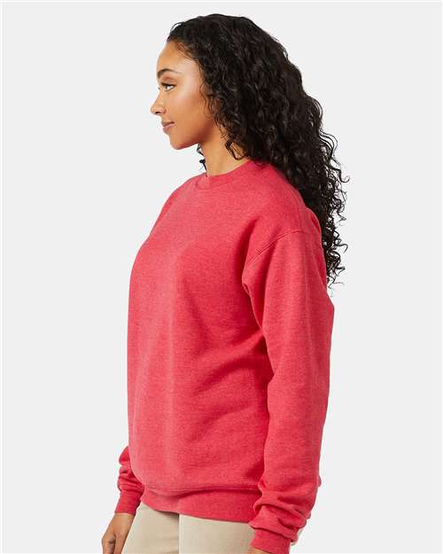Hanes P160 Unisex EcoSmart? Crewneck Sweatshirt - Side view
