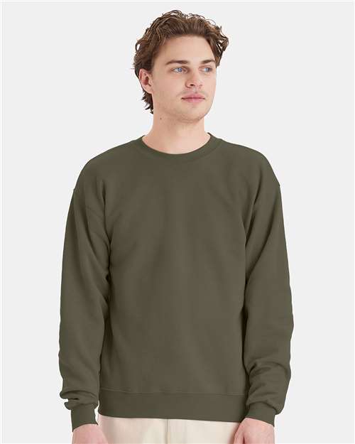 Hanes P160 Unisex EcoSmart? Crewneck Sweatshirt - Front view