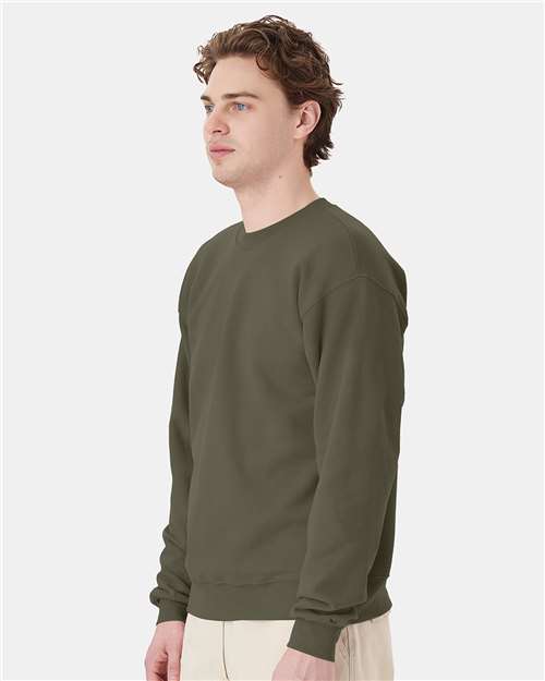 Hanes P160 Unisex EcoSmart? Crewneck Sweatshirt - Side view
