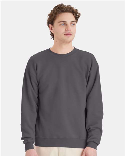Hanes P160 Unisex EcoSmart? Crewneck Sweatshirt - Front view