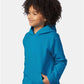 Hanes P473 Youth EcoSmart? Hooded Sweatshirt - Side view