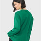 BELLA  CANVAS 3945 Unisex Sponge Fleece Drop Shoulder Crewneck Sweatshirt - Back view