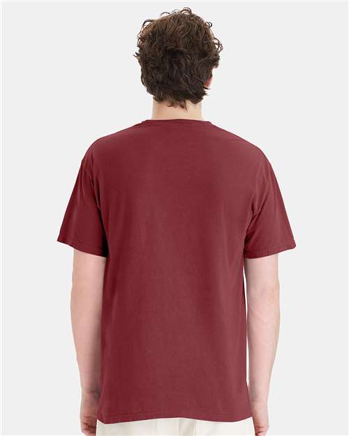 ComfortWash by Hanes GDH150 Unisex Garment-Dyed Pocket T-Shirt - Back view