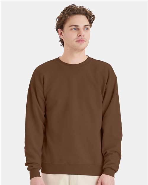 Hanes P160 Unisex EcoSmart? Crewneck Sweatshirt - Front view