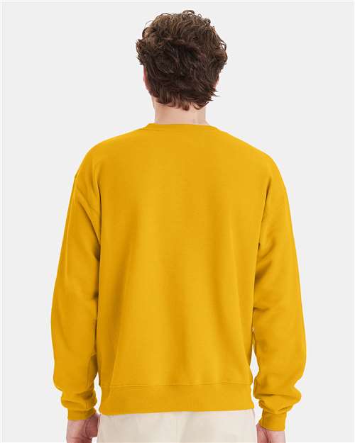 Hanes P160 Unisex EcoSmart? Crewneck Sweatshirt - Back view