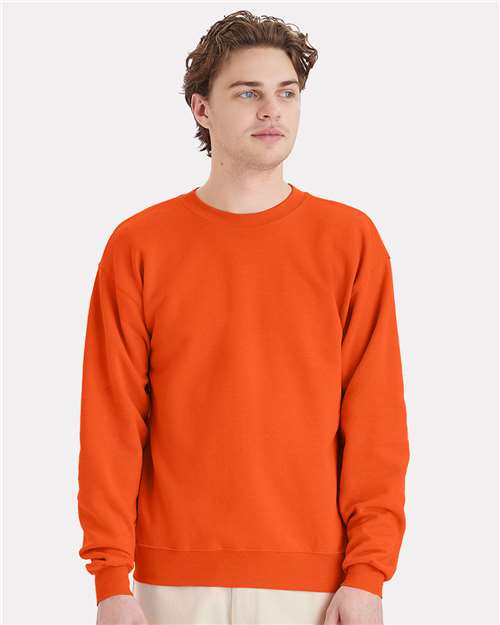Hanes P160 Unisex EcoSmart? Crewneck Sweatshirt - Front view