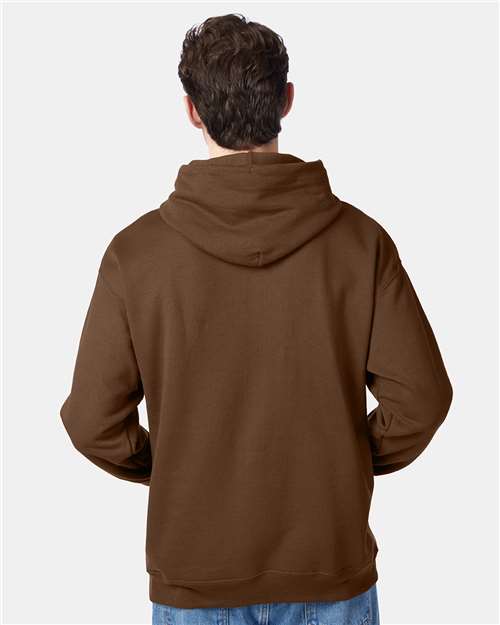 Hanes P170 Unisex EcoSmart? Hooded Sweatshirt - Back view