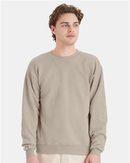 Hanes P160 Unisex EcoSmart? Crewneck Sweatshirt - Front view