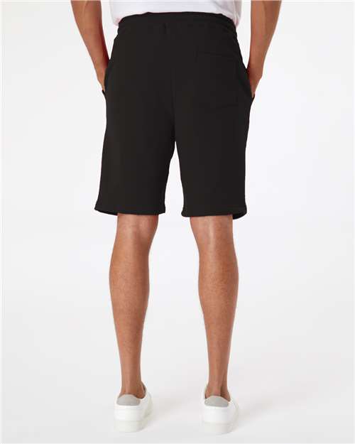 Independent Trading Co. IND20SRT Men's Midweight Fleece Shorts - Back view