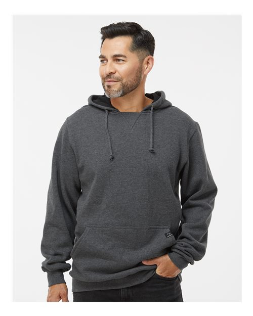 DRI DUCK 7035 Men's Woodland Fleece Hooded Pullover - Front view