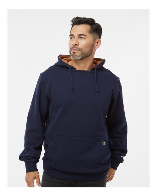 DRI DUCK 7035 Men's Woodland Fleece Hooded Pullover - Front view