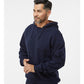 DRI DUCK 7035 Men's Woodland Fleece Hooded Pullover - Side view