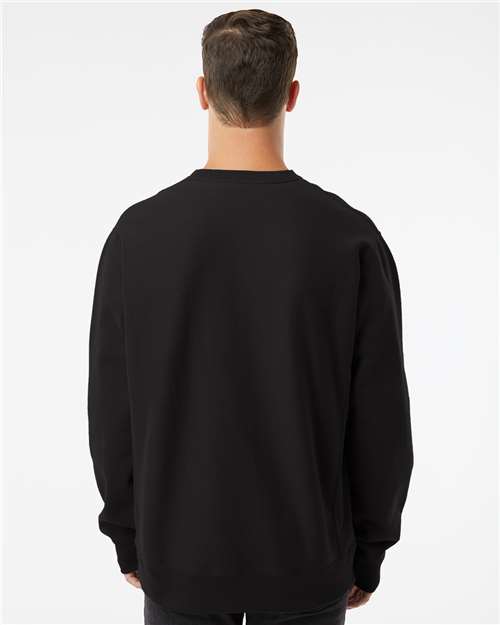 Independent Trading Co. IND5000C Unisex Legend Premium Heavyweight Cross-Grain Crewneck Sweatshirt - Back view