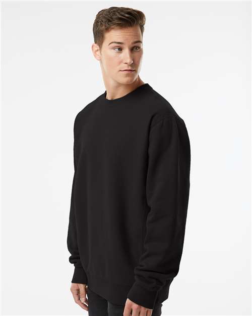 Independent Trading Co. IND5000C Unisex Legend Premium Heavyweight Cross-Grain Crewneck Sweatshirt - Side view