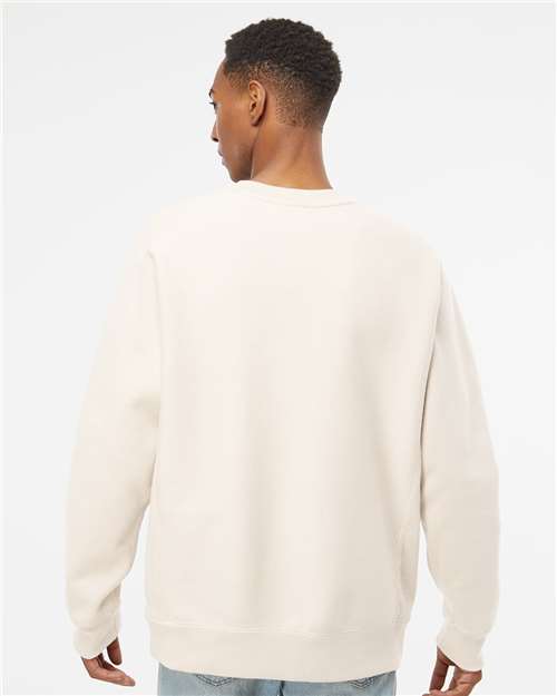 Independent Trading Co. IND5000C Unisex Legend Premium Heavyweight Cross-Grain Crewneck Sweatshirt - Back view