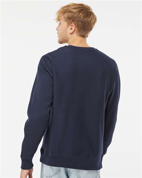 Independent Trading Co. IND5000C Unisex Legend Premium Heavyweight Cross-Grain Crewneck Sweatshirt - Back view