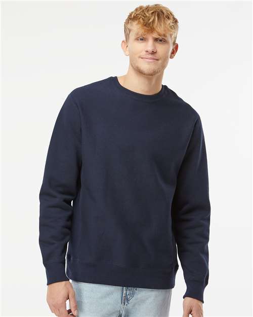 Independent Trading Co. IND5000C Unisex Legend Premium Heavyweight Cross-Grain Crewneck Sweatshirt - Front view