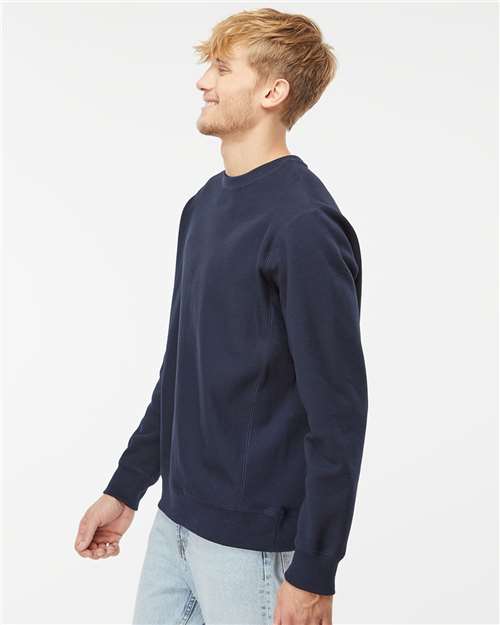 Independent Trading Co. IND5000C Unisex Legend Premium Heavyweight Cross-Grain Crewneck Sweatshirt - Side view