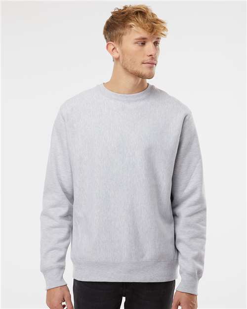 Independent Trading Co. IND5000C Unisex Legend Premium Heavyweight Cross-Grain Crewneck Sweatshirt - Front view