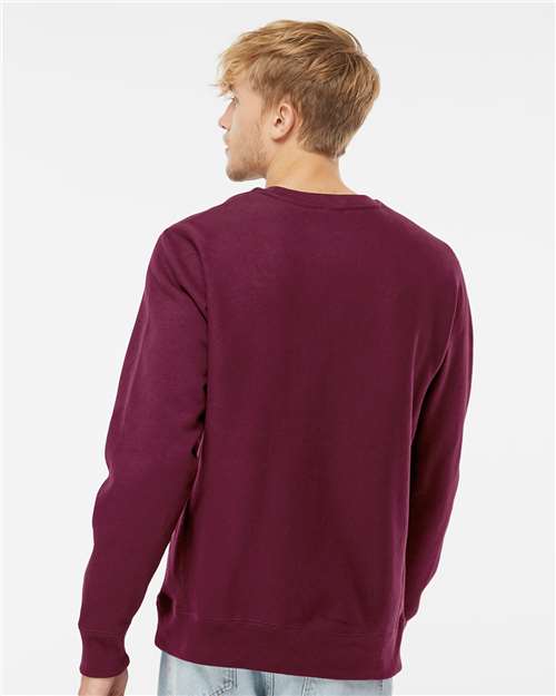 Independent Trading Co. IND5000C Unisex Legend Premium Heavyweight Cross-Grain Crewneck Sweatshirt - Back view