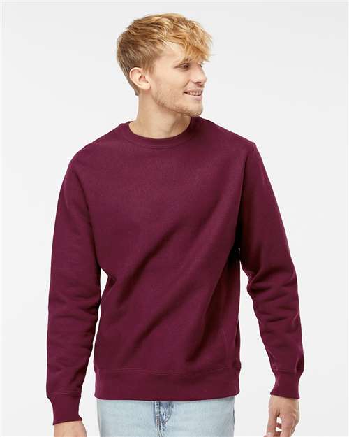 Independent Trading Co. IND5000C Unisex Legend Premium Heavyweight Cross-Grain Crewneck Sweatshirt - Front view